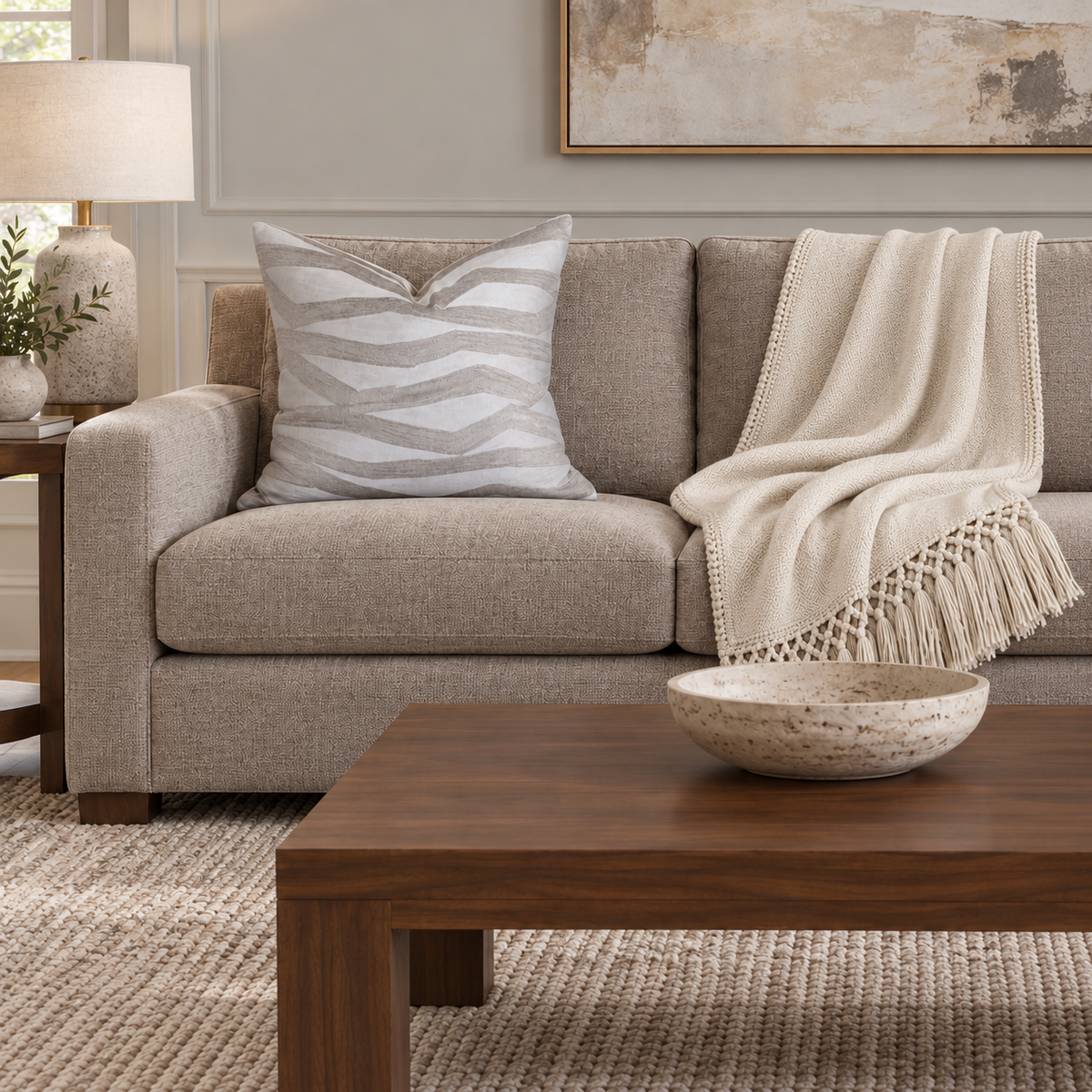 Square Pillow Cover 20" x 20" - Magara Turtena 00 / Jimmy 09