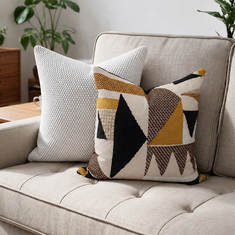 Square Pillow Cover 20" x 20" - Escale LZ 869-01 / Jimmy 4