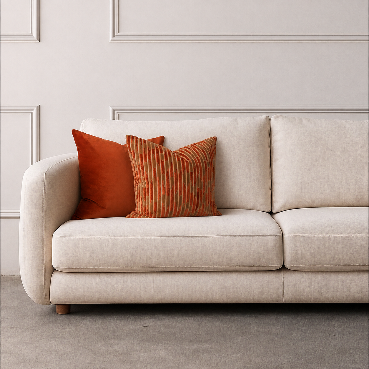 Square Pillow Cover 20" x 20" - Retro Ella - TB