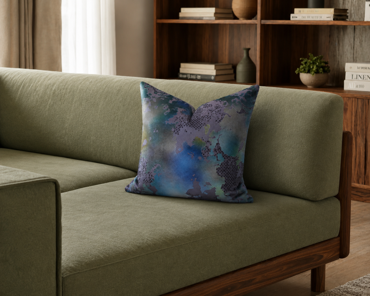 Square Pillow Cover 20" x 20" - Wordly Velvet / Jimmy 06