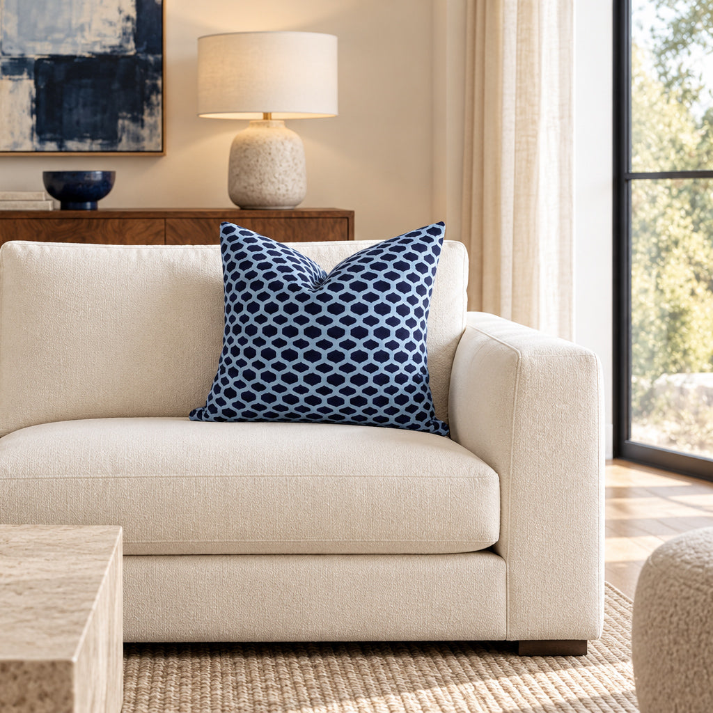 Square Pillow Cover 22" x 22" - Kabwe / Chester