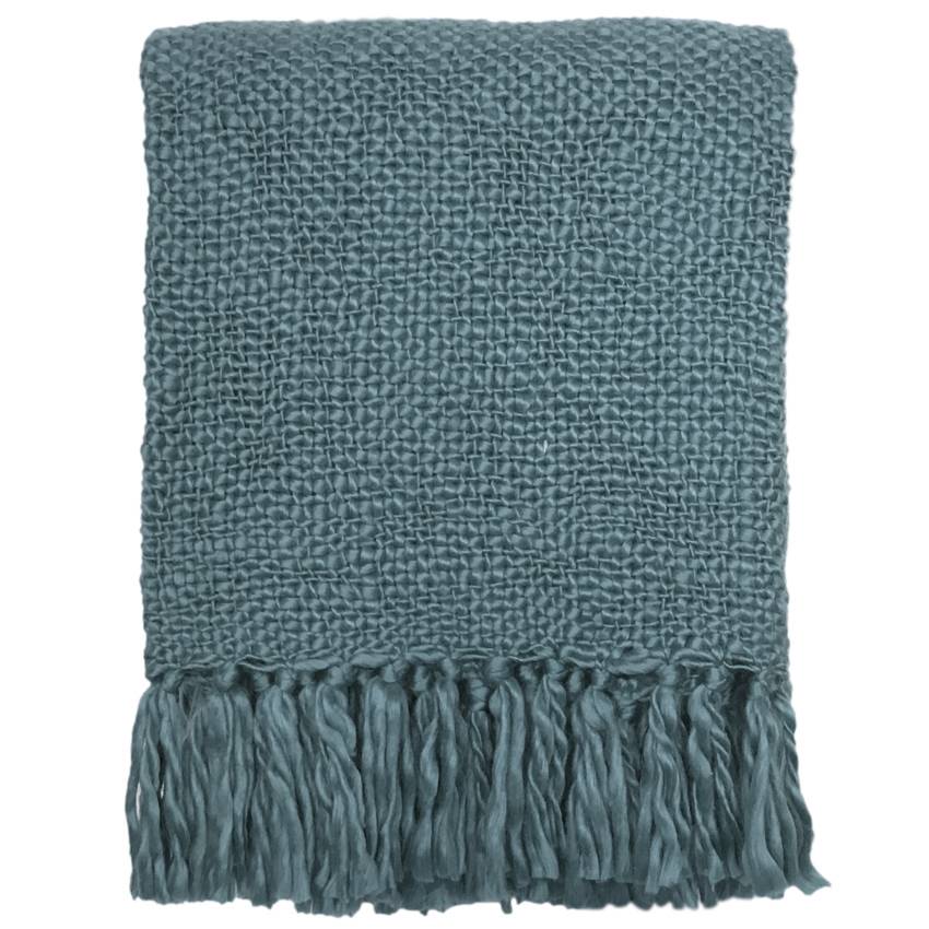 Throw - Lead blue solid