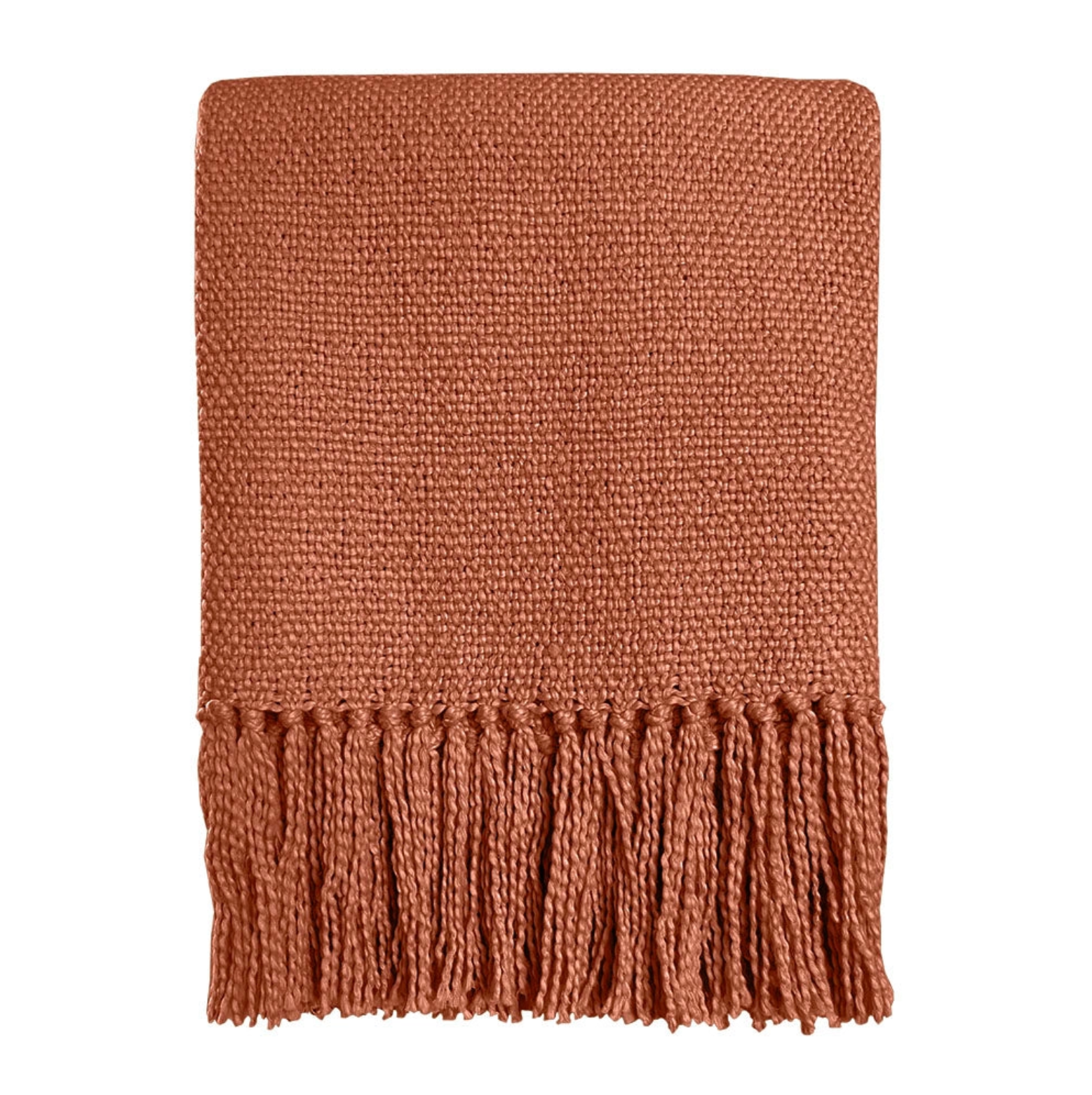 Throw - Timber terrra cotton