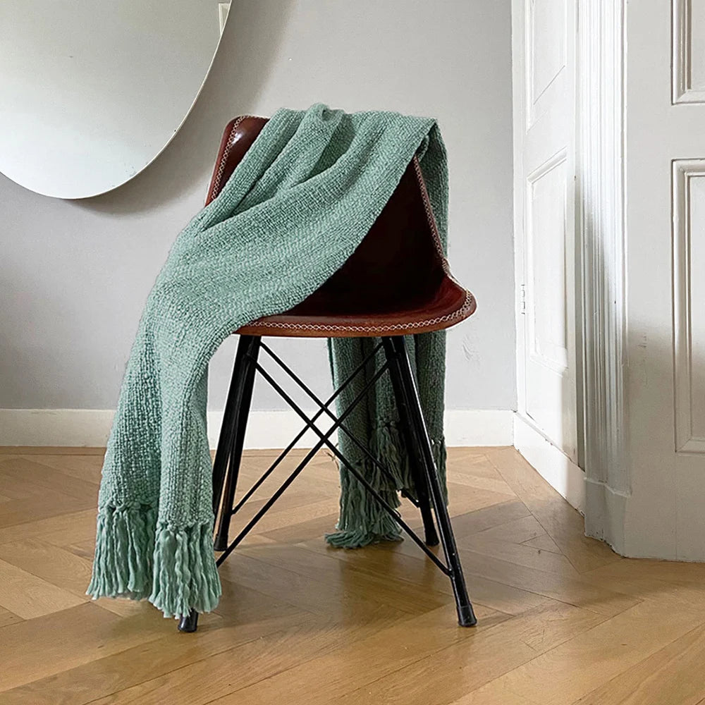 Throw - Misty green