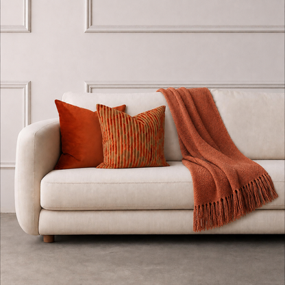 Square Pillow Cover 20" x 20" - Retro Ella - TB
