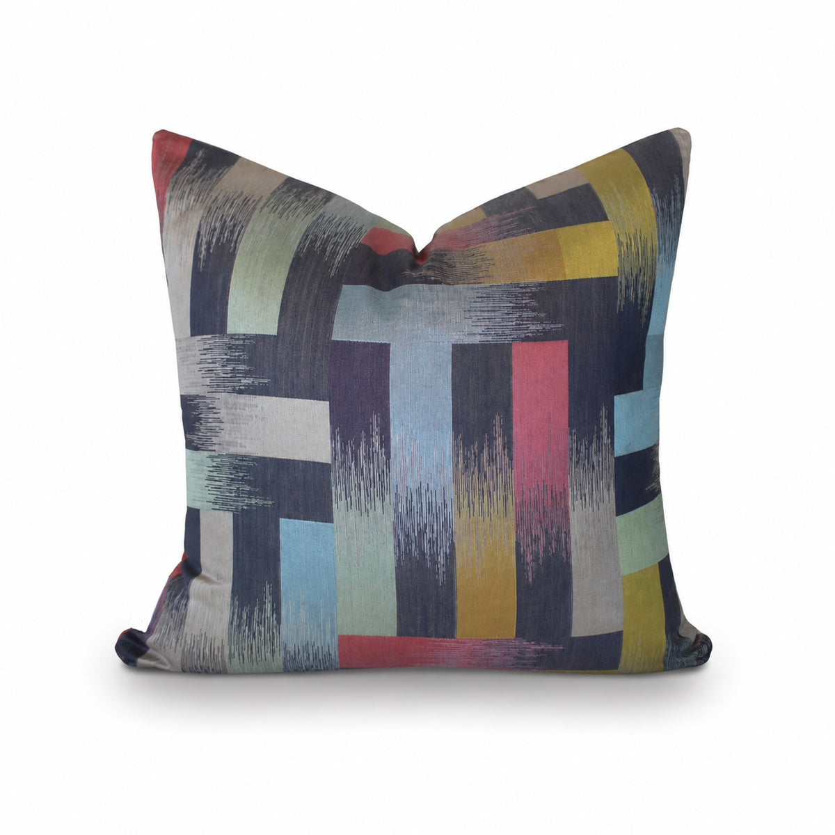 Square Pillow Cover 20" x 20" - Fantasque Bakst 02 / Velleta Pumice