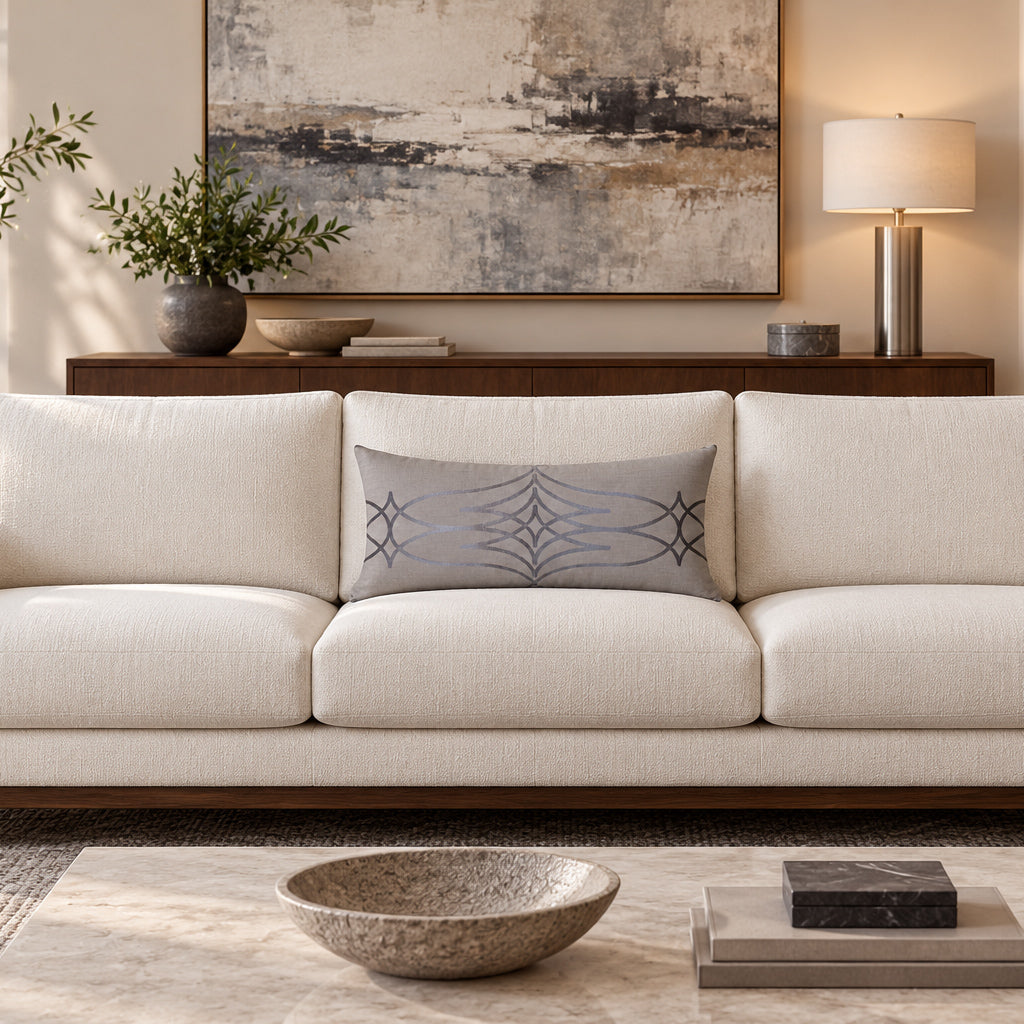 Rectangular Pillow Cover 10" x 20" - Soca Lineas / Bolzano S10108