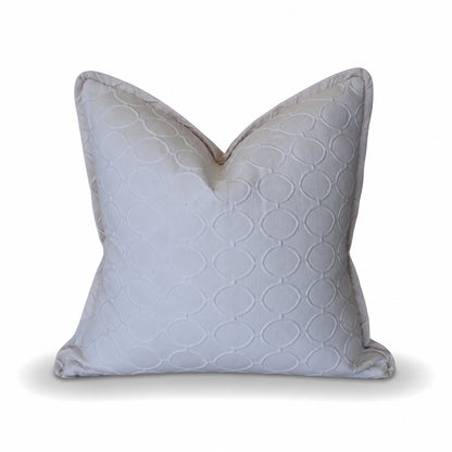 Square Pillow Cover 20" x 20" - Cameo Ovals