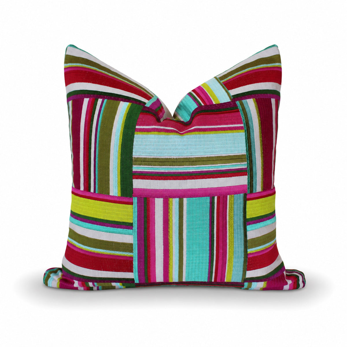 Square Pillow Cover 20" x 20" - Devani Pivoine / Light Out 4 - Almond