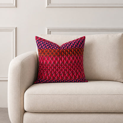 Square Pillow Cover 20" x 20" - Memphis - Smokey / Bolzano S10133