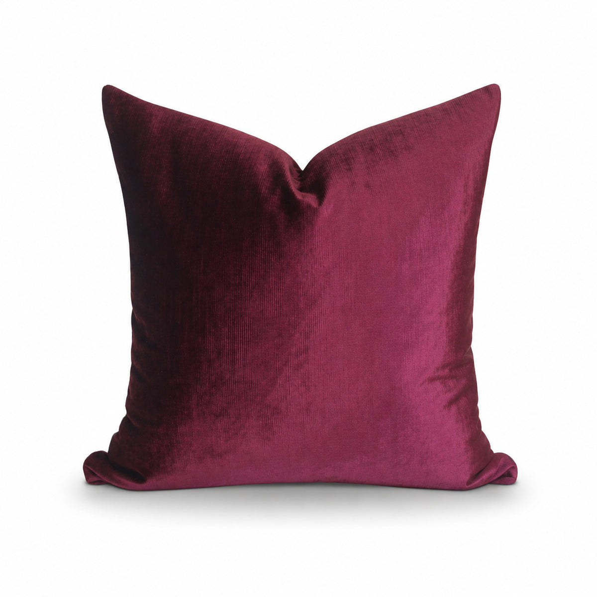 Square Pillow Cover 20" x 20" - Velvesheen - Cabernet 30