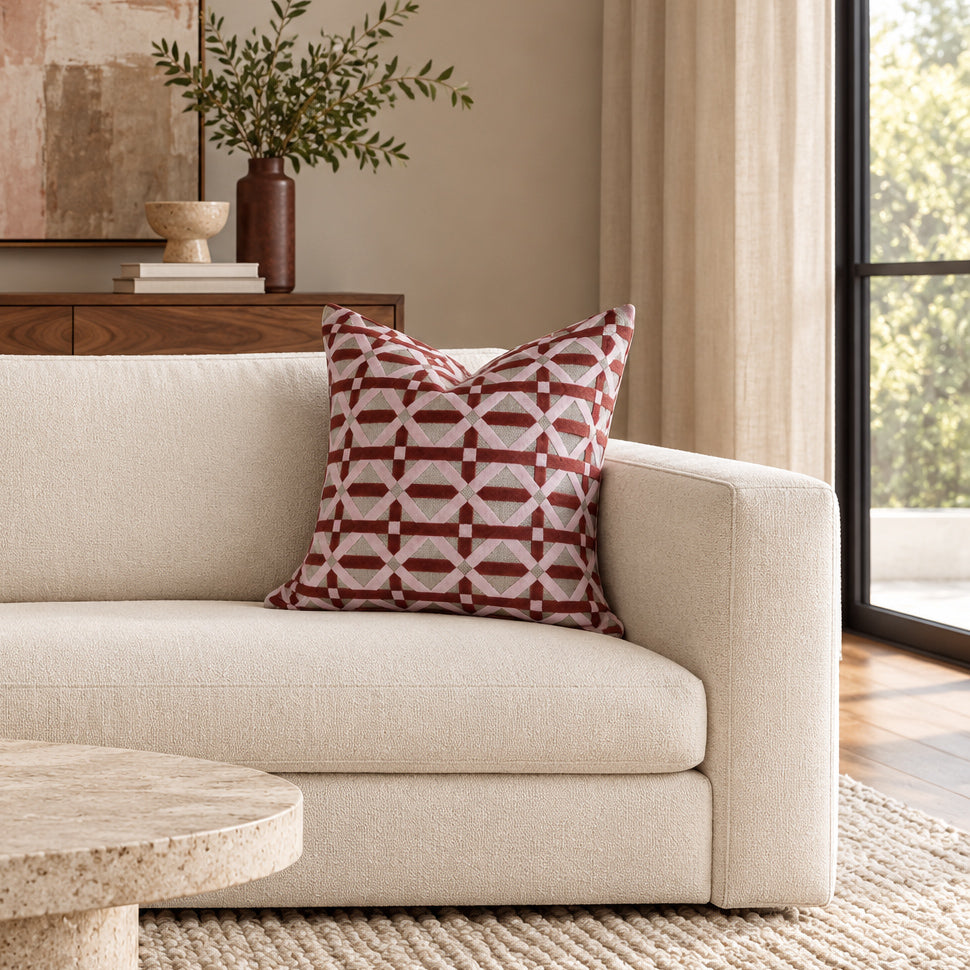 Square Pillow Cover 20" x 20" - Mikado NF 228/02 / Jimmy 8