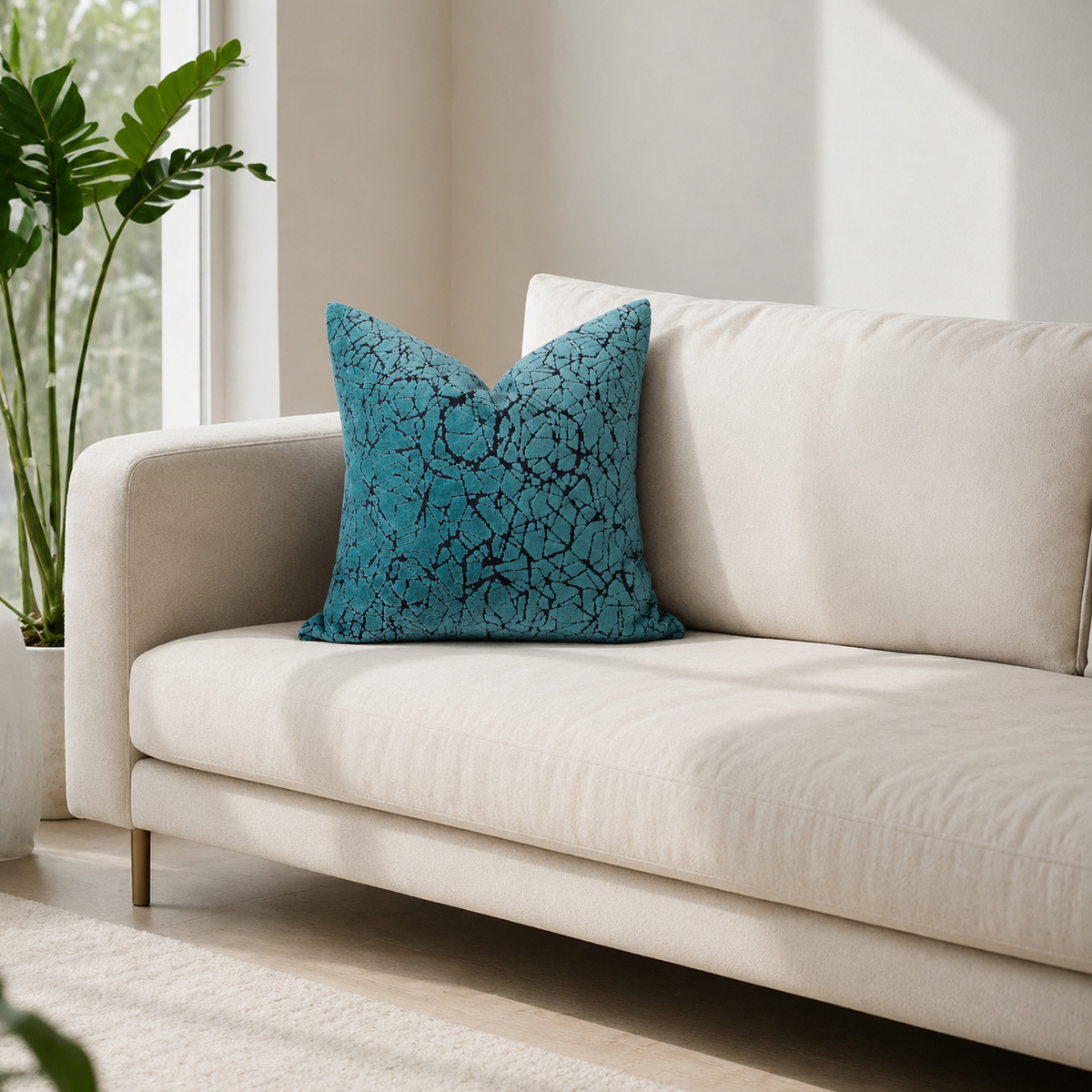 Square Pillow Cover 20" x 20" - Crackle G178/03 / Jimmy 9