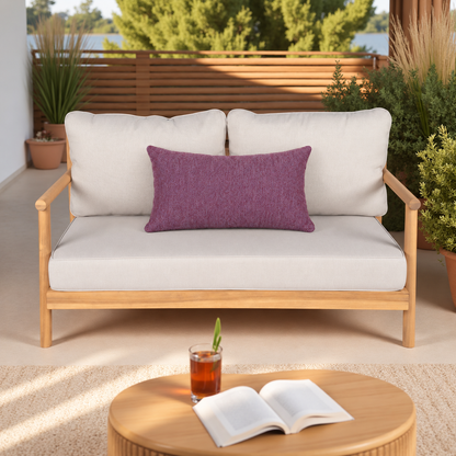 Outdoor Pillow Cover 12" x 20" - Plush - Verry Berry