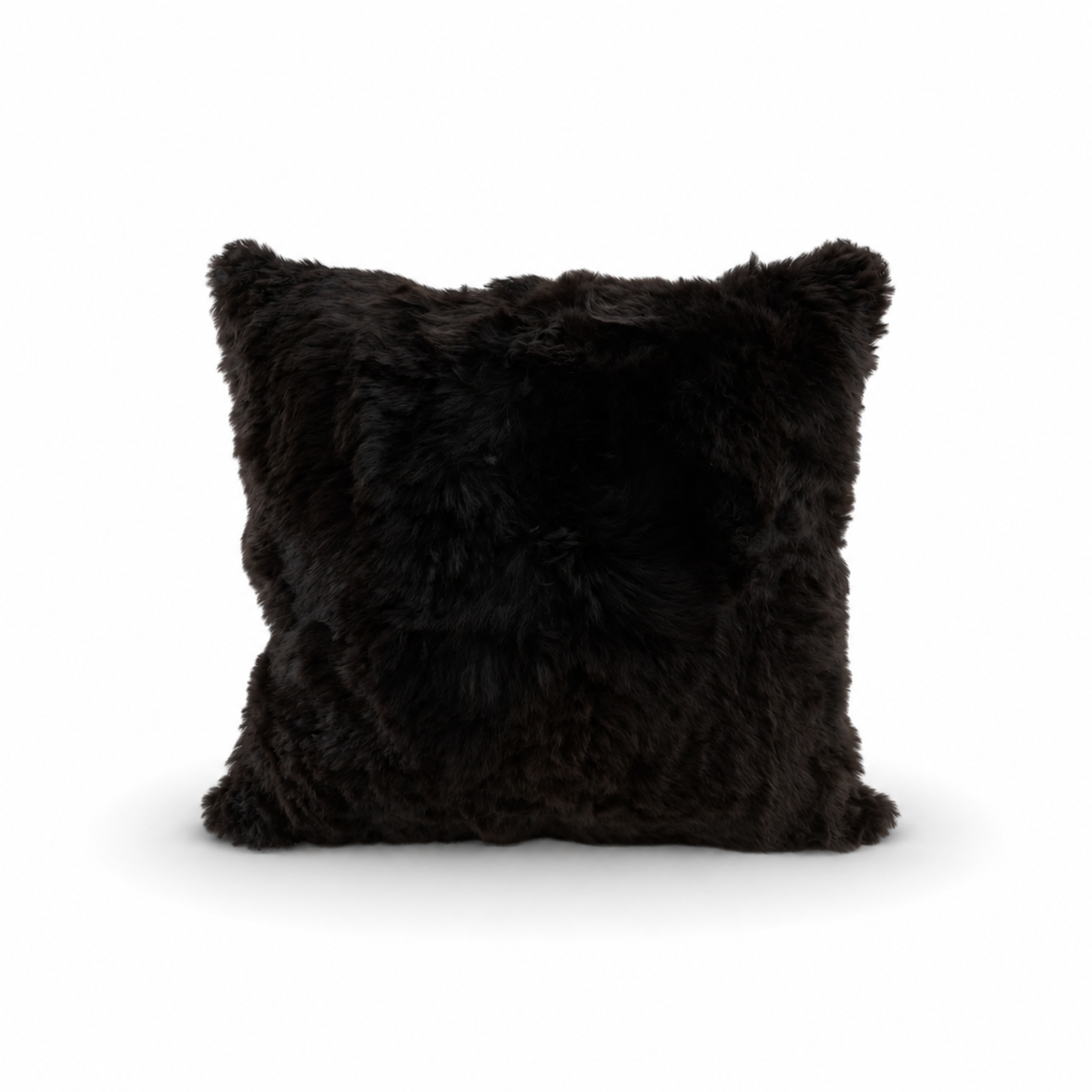 Alpaca Pillow Cover 22"x22" - Black