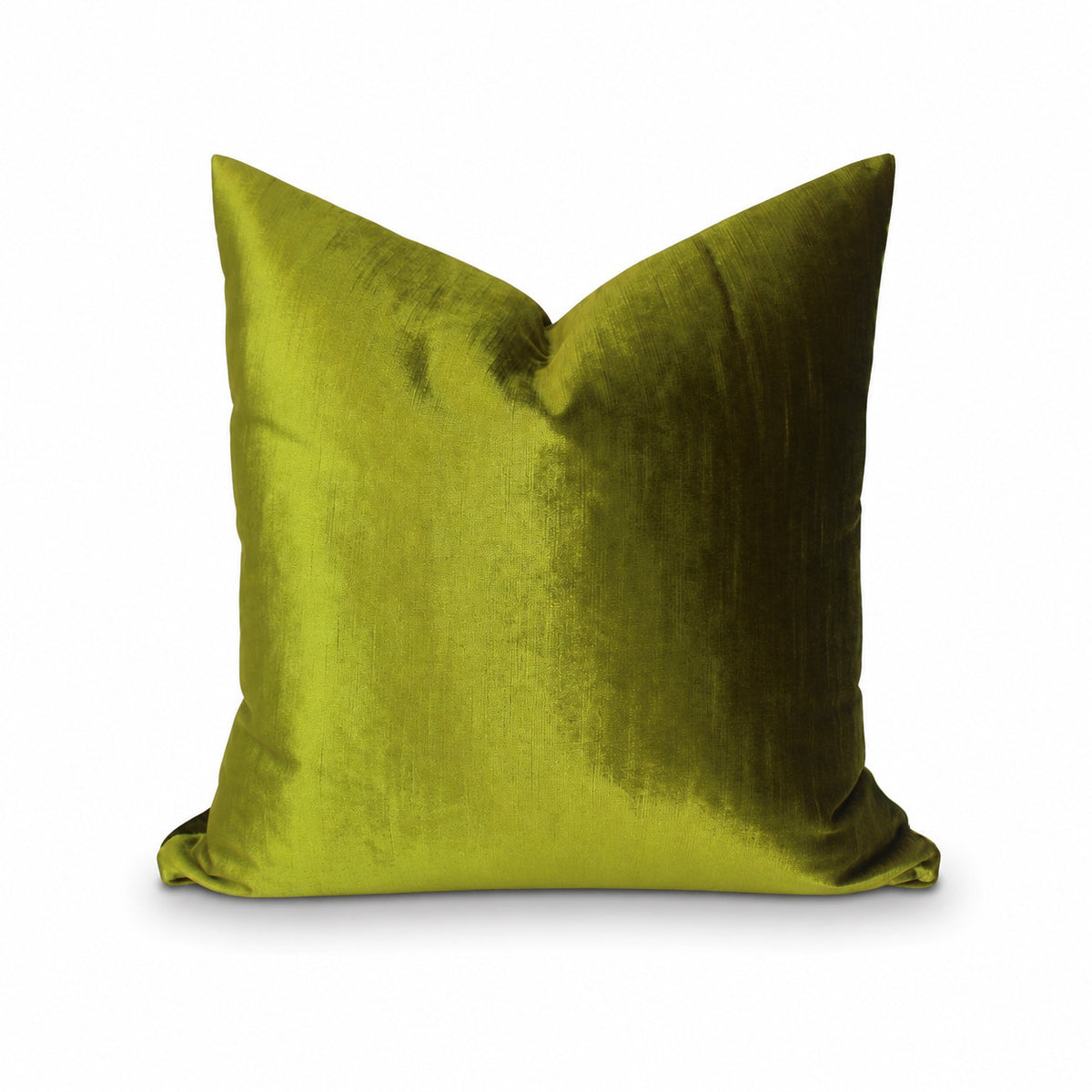 Square Pillow Cover 20" x 20" - Velvesheen - Chartreuse 11