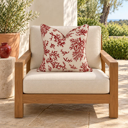 Outdoor Pillow Cover 20" x 20" - Corales 