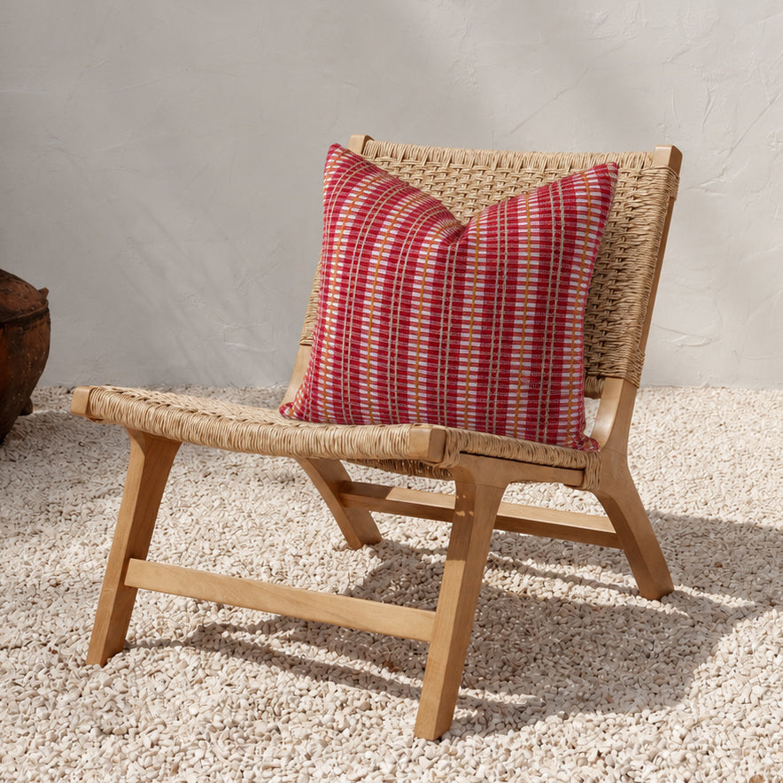 Outdoor Pillow Cover 20" x 20" - Picnic patches - Coral reef