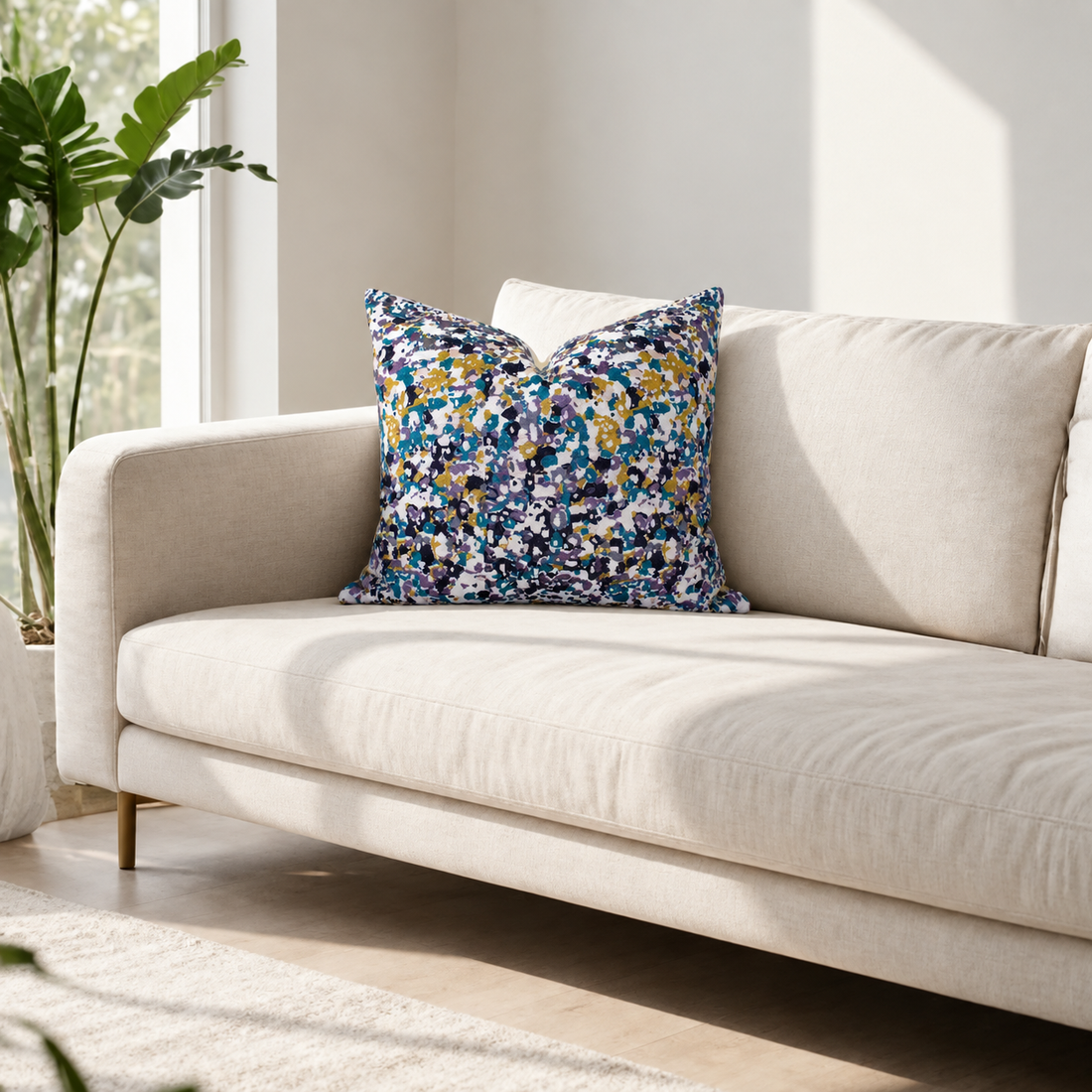 Square Pillow Cover 20" x 20" - Abstract 2 / St-Moritz 11