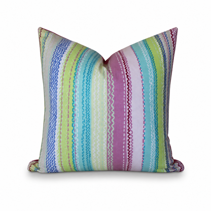 Square Pillow Cover 20" x 20" - Limpopo 6673-5 / Acrylic Twill