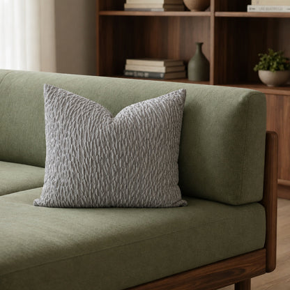 Square Pillow Cover 20" x 20" - Flou G078/03 / Valleta Pumice