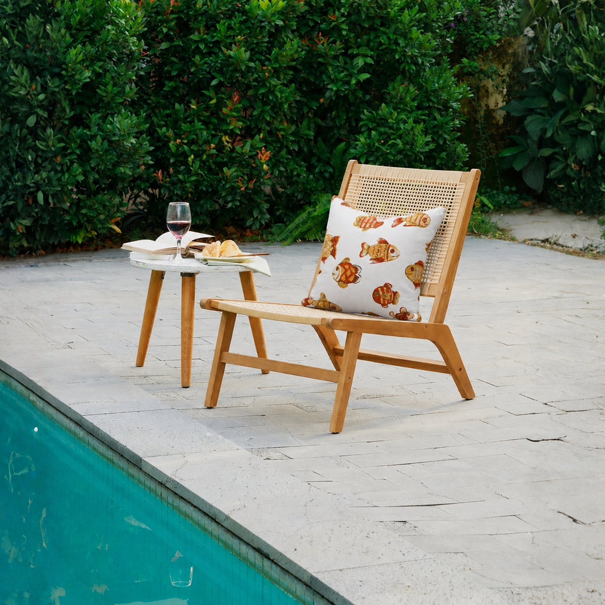 Outdoor Pillow Cover 20" x 20" - Peces C-1