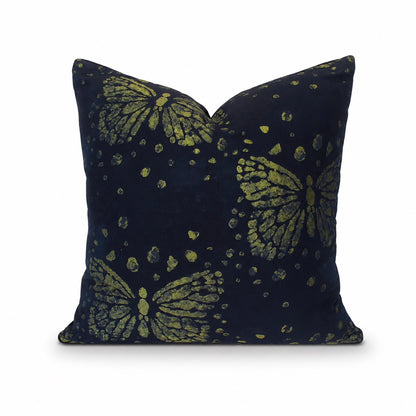 Square Pillow Cover 20" x 20" - Les Messagers FCL 7042-01 / Baron - Caviar 07