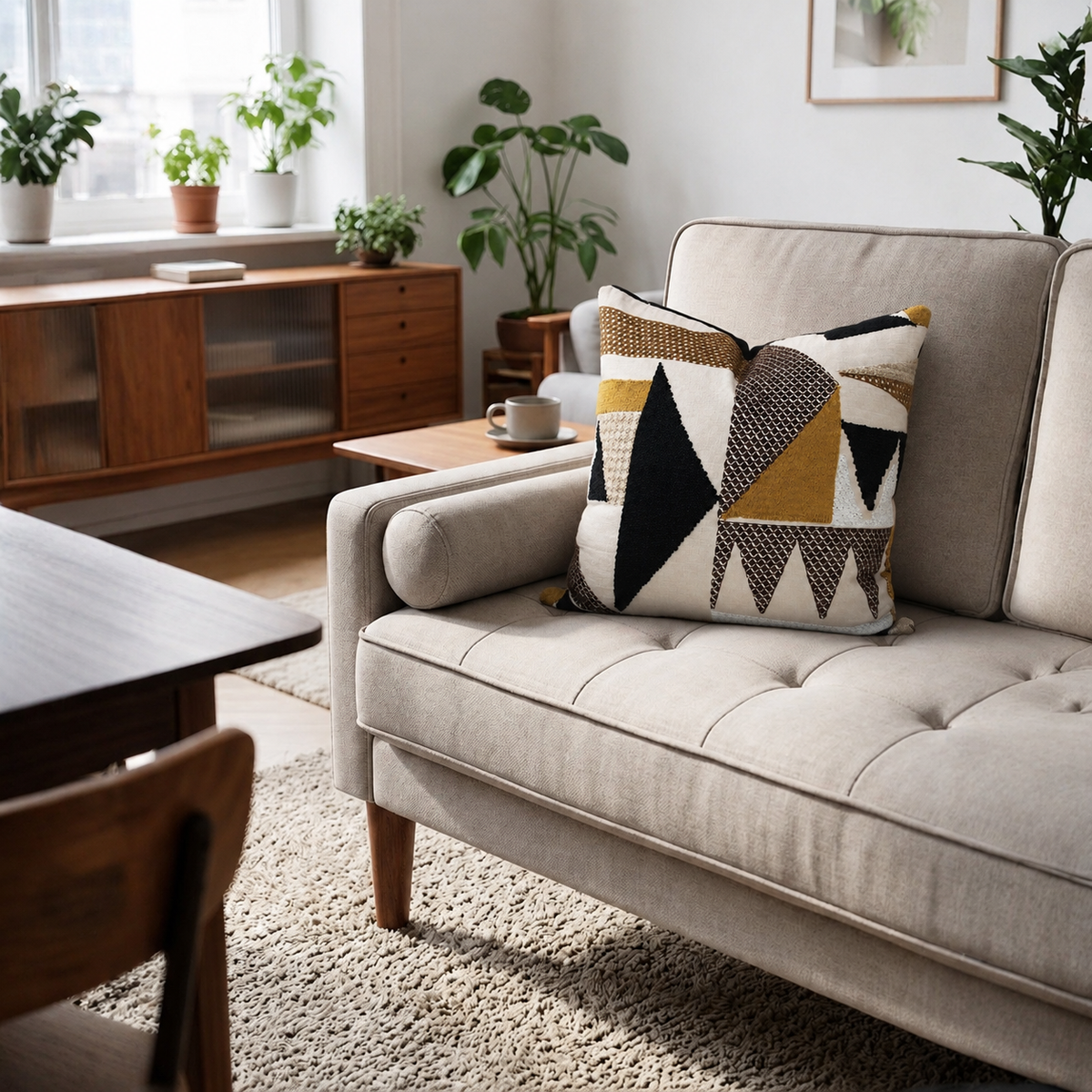 Square Pillow Cover 20" x 20" - Escale LZ 869-01 / Jimmy 4