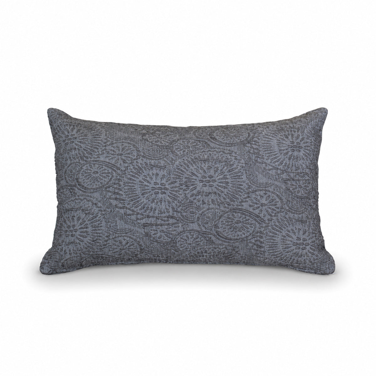 Rectangular Pillow Cover 12" x 20" - Caprice - Lumiere 00 / Isabella - Feather 35