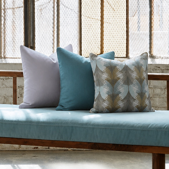 Square Pillow Cover 20" x 20" - Aude 4631 02 37 / Saten Atenas