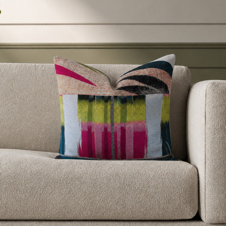 Square Pillow Cover 20" x 20" - Histoires Naturelles - Geisha / Trend Quarry