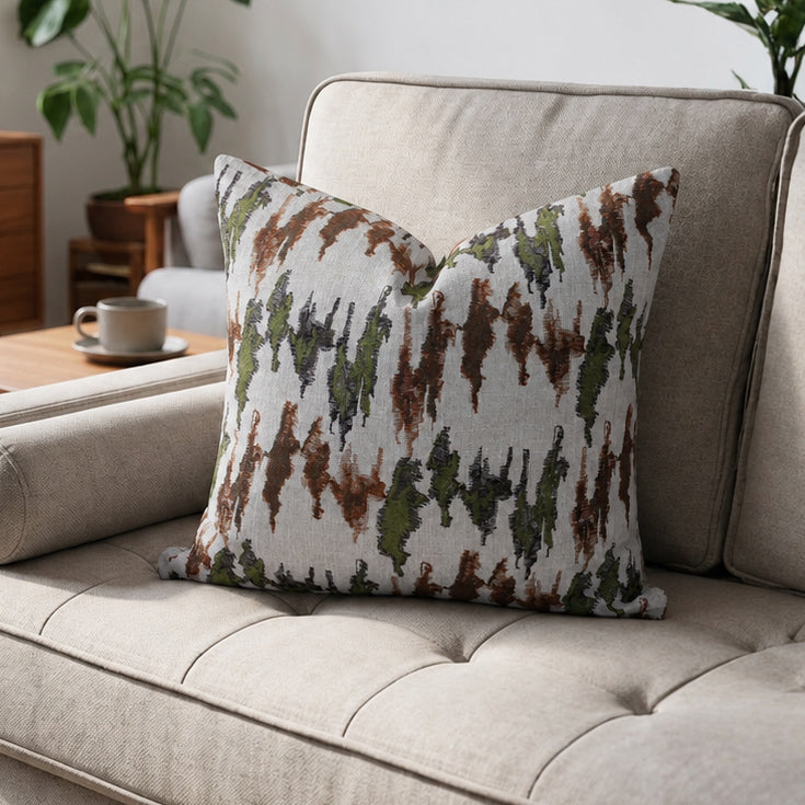 Square Pillow Cover 20" x 20" - Jamboree Inadaba - Sierra 20