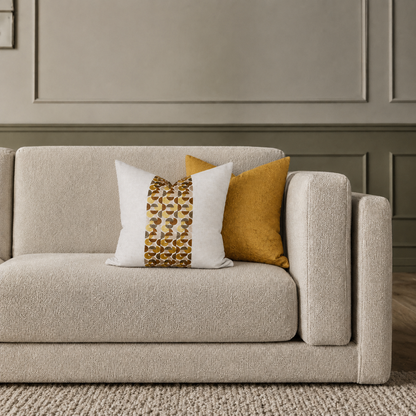 Square Pillow Cover 20" x 20" - Balachine - kaki / Valleta