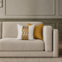 Square Pillow Cover 20" x 20" - Balachine - kaki / Valleta