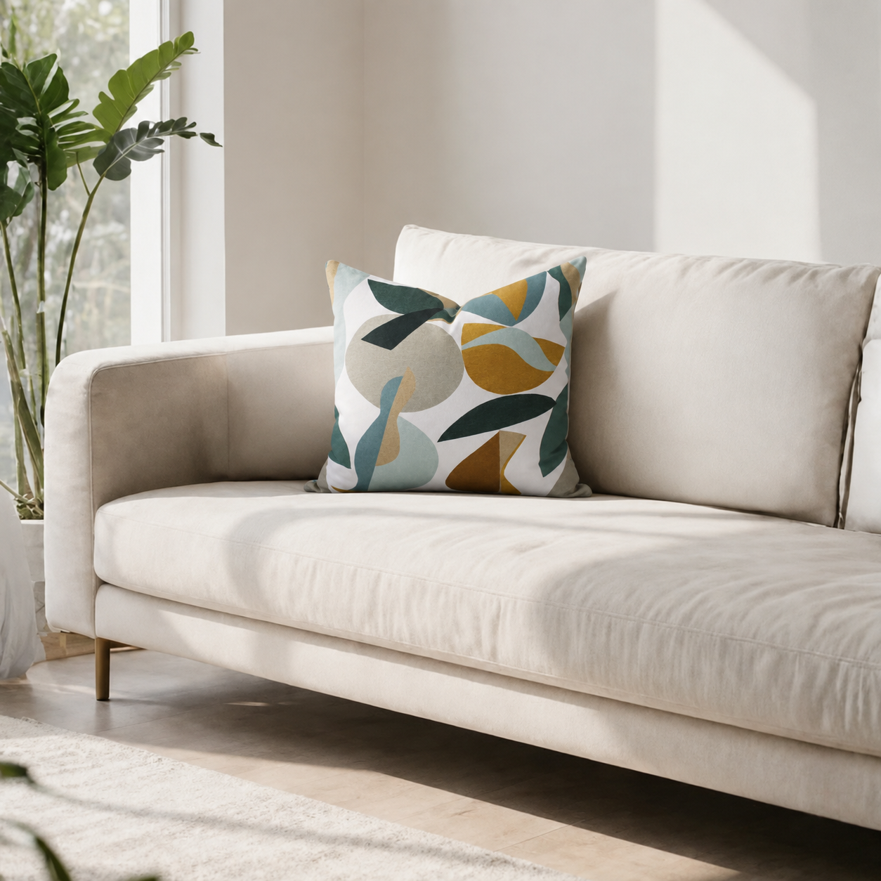 Square Pillow Cover 20" x 20" - Raku Print 3355 02 24