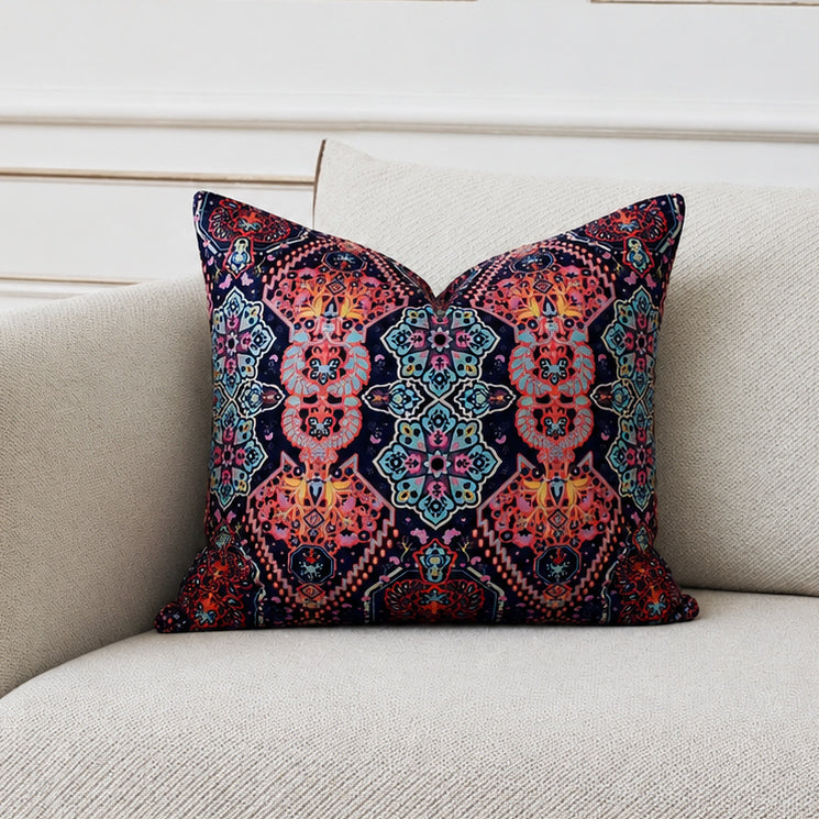 Square Pillow Cover 20" x 20" - Savoy Velvets-Lolanthe F7042-01
