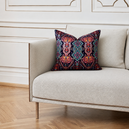 Square Pillow Cover 20" x 20" - Savoy Velvets-Lolanthe F7042-01