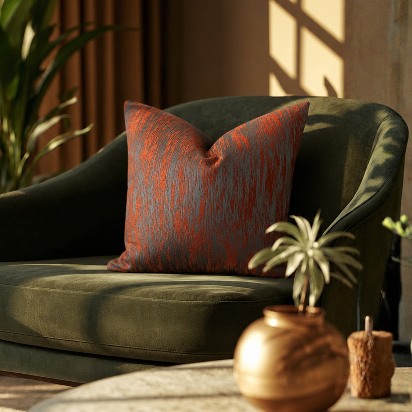 Square Pillow Cover 20" x 20" - Zelva Henna 7650/04