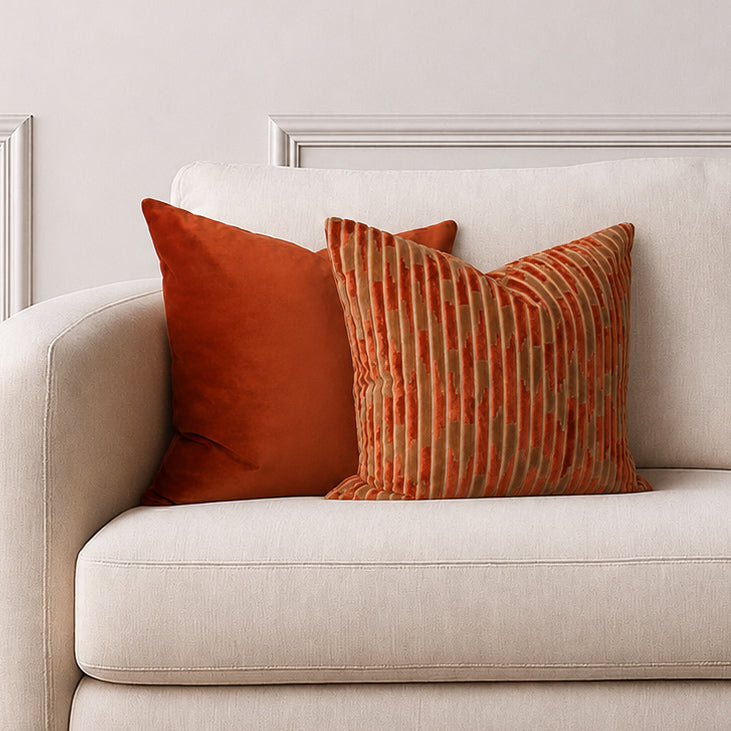 Square Pillow Cover 20" x 20" - Retro Ella - TB