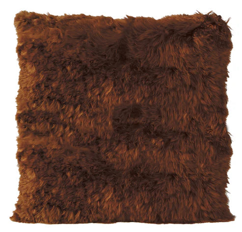 Alpaca Cushion 22"x22" - Copper