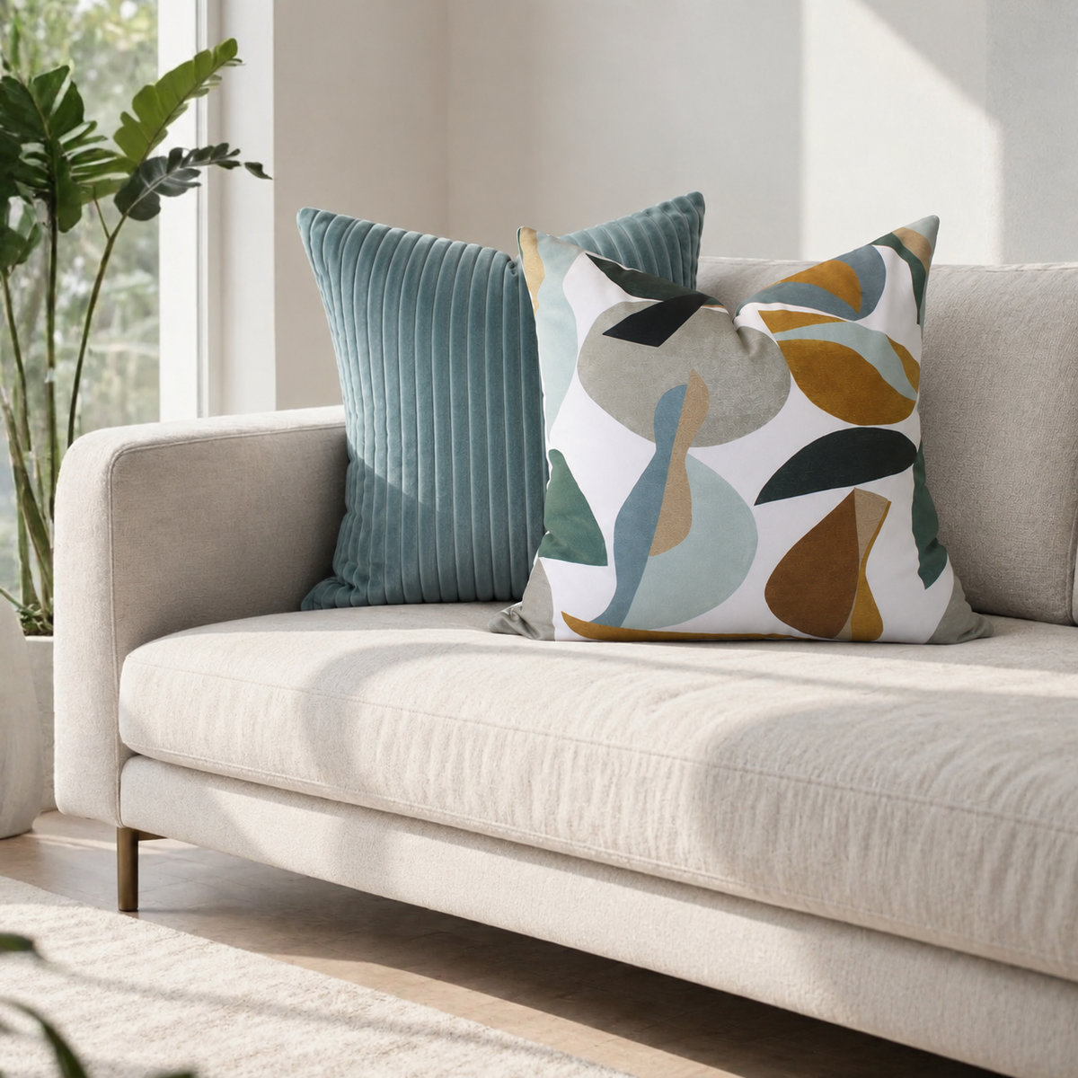 Square Pillow Cover 20" x 20" - Raku Print 3355 02 24
