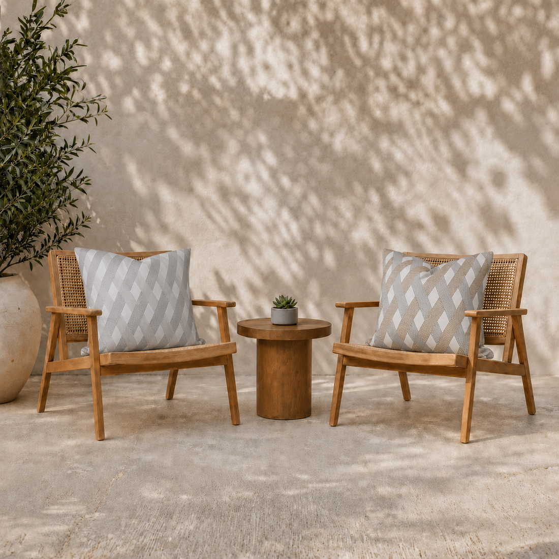 Outdoor Pillow Cover 20" x 20" - Jumeirah 2060 6/7