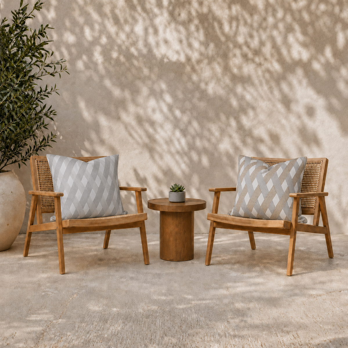 Outdoor Pillow Cover 20" x 20" - Jumeirah 2060 6/4