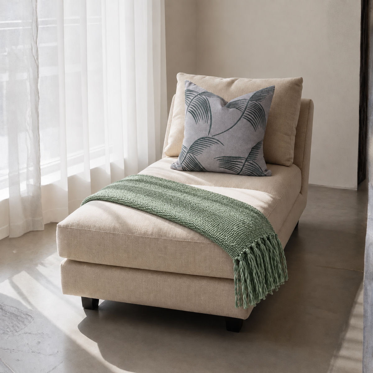 Square Pillow Cover 20" x 20" - Twin Palms