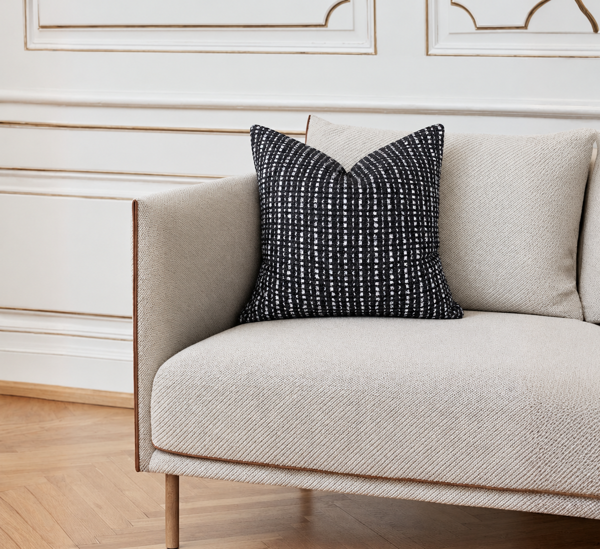 Square Pillow Cover 20" x 20" - Siam - Mercury / Jimmy