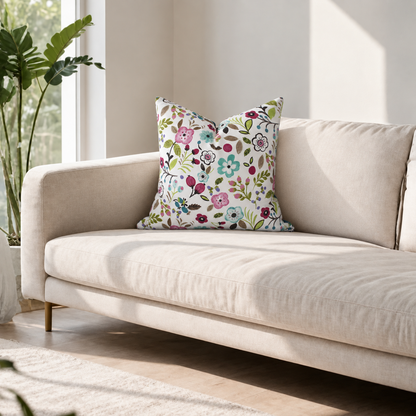 Square Pillow Cover 20" x 20" - Limpopo 6678-3 / Bolzano S10123
