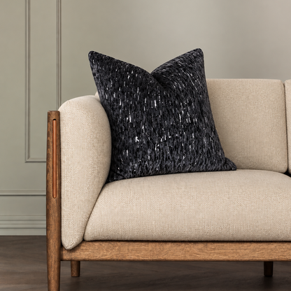 Square Pillow Cover 20" x 20" - Tokio Black / Jimmy 4
