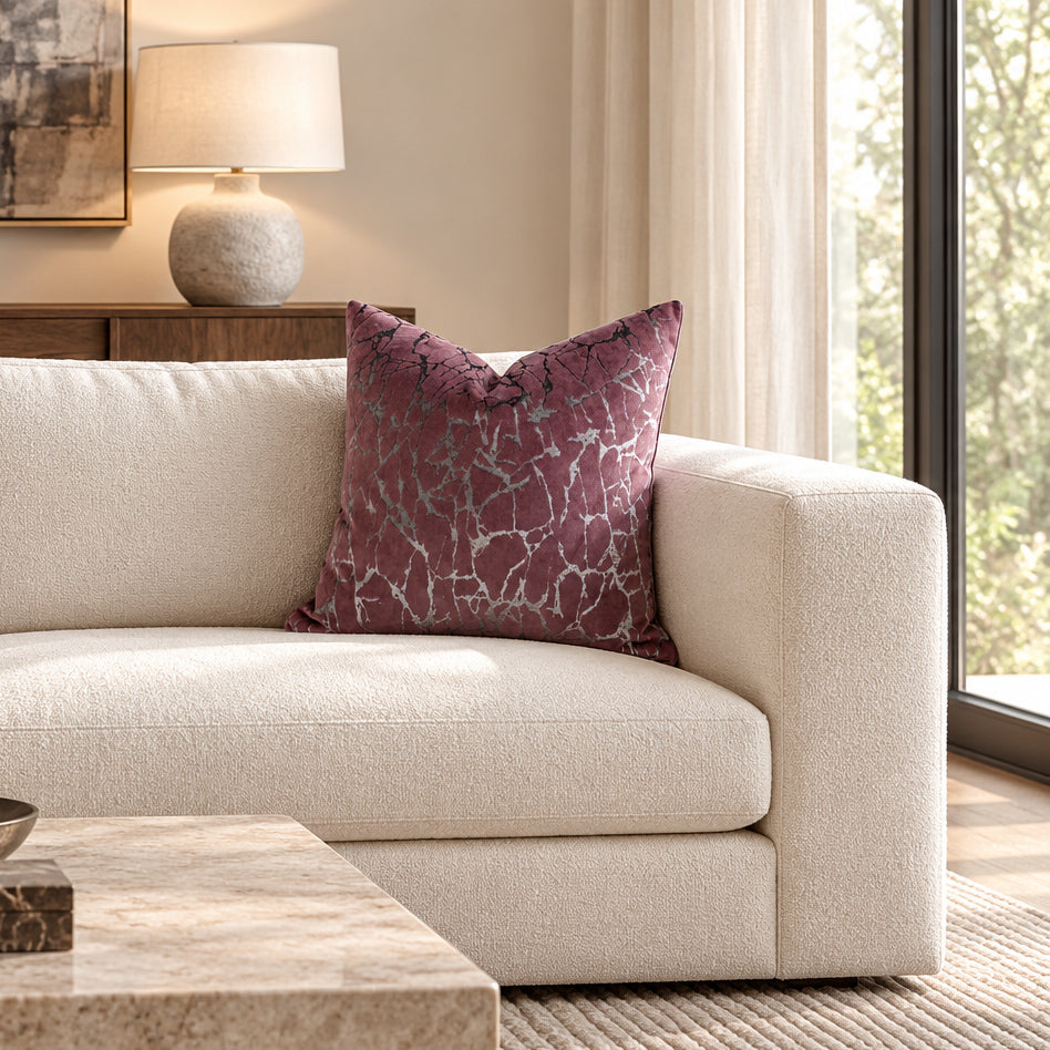 Square Pillow Cover 20" x 20" - Decorum - Peony 02