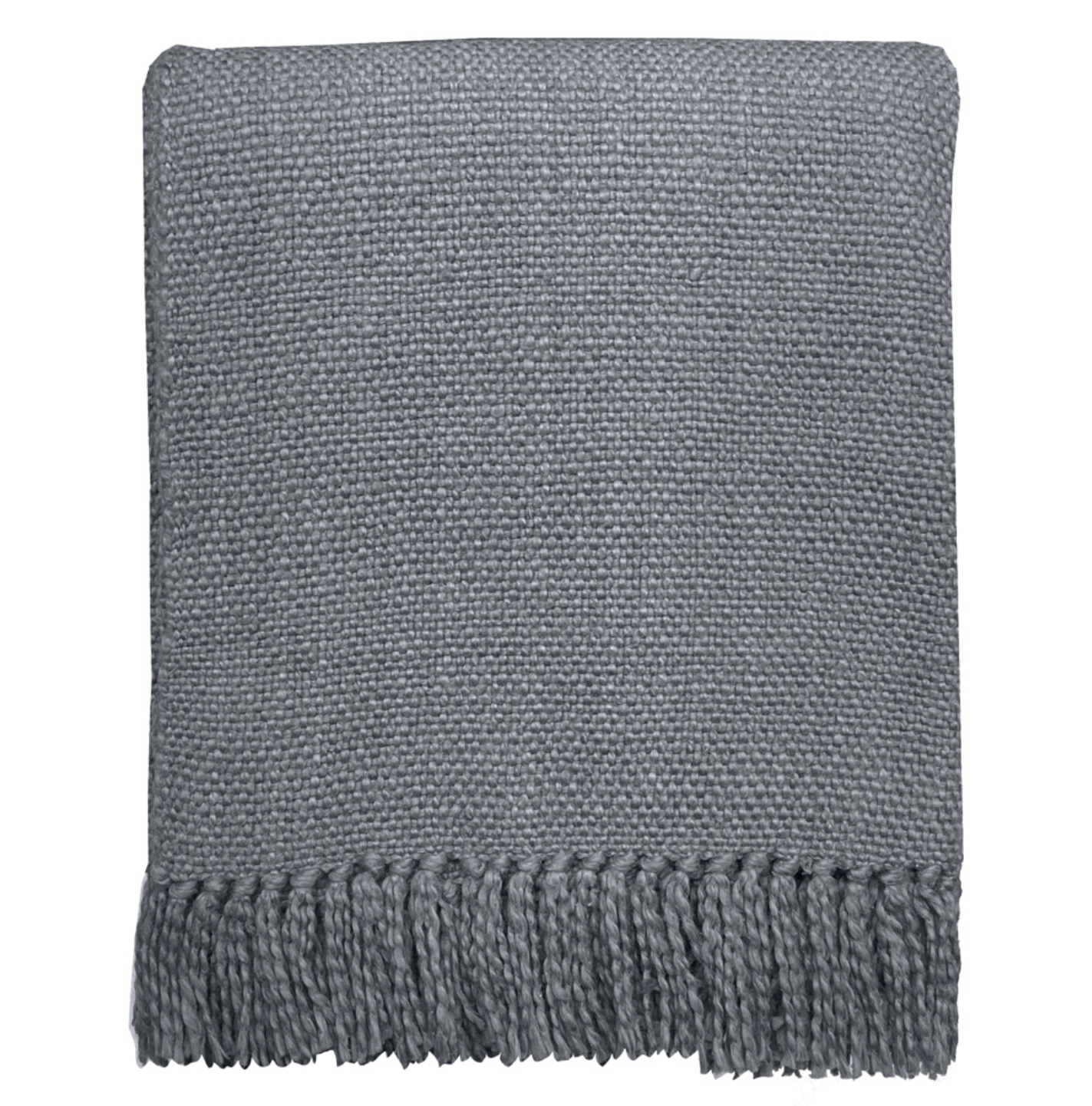Throw - Agate grey cotton