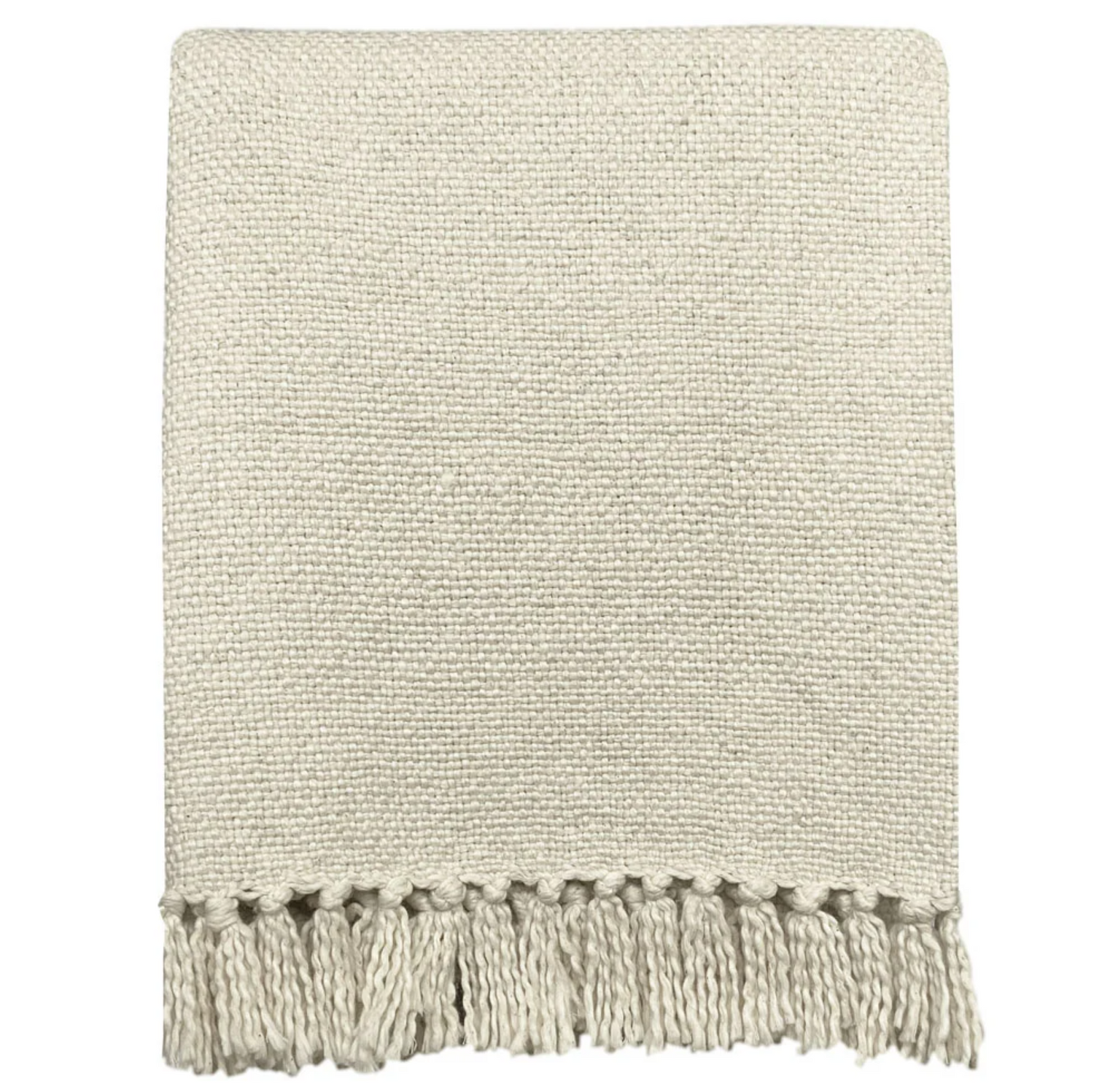 Throw - Clay white solid